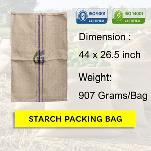 ถุงแป้งขนาด 112x68 ซม. น้ำหนัก 907 กรัม เกรดอาหาร ถุงปอกระเจา ยี่ห้อใหม่ บรรจุภัณฑ์รีไซเคิล ขายส่ง โกลด์แมน โกลบอล บังกลาเทศ - Product Image 2