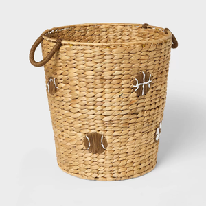 Factory Price Wholesale KV NATURAL HOME Eco-Friendly Water Hyacinth Rattan Animal Shape Multifunction <b>Toy</b> <b>Storage</b> <b>Basket</b> for - Product Image 1