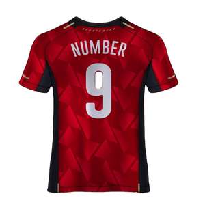 Camiseta de Fútbol Unisex Personalizada con Cuello en V, Diseño de Bandera Americana, Talla Grande, Impresión por Transferencia de Calor, Secado Rápido, Protección UV 100% - Product Image 6