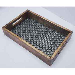 Bandeja de Servicio de Madera Premium para Eventos, Juego de 36 Piezas, Diseño Elegante para Servir Comida, Bebidas, Aperitivos, Vajilla - Product Image 3