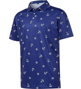 Vêtements d'été pour hommes, mode masculine, polos en coton de haute qualité, grande taille, sublimation, respirants, confortables, motif uni, service OEM - Product Image 4