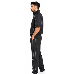 <b>Men</b> Nylon Tracksuit Casual Sportswear Set Lightweight Wind Resistant <b>Jacket</b> and Pants OEM ODM Factory Supplier - Product Image 1