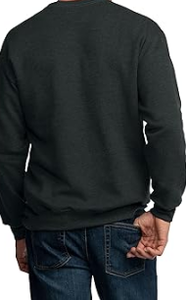 Sudadera Moderna para Parejas, Diseño Color Block Básico, Mezcla de Algodón - Product Image 6