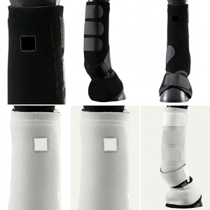 Bottes de protection équine en néoprène personnalisables White Horse Sports Medicine pour l'équitation, l'entraînement et le soutien des tendons du cheval - Product Image 4