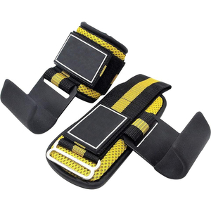 Crochets de musculation, crochets de levage de poids, crochets de musculation robustes en nylon avec crochet en fer, accessoires de gym et de fitness - Product Image 1