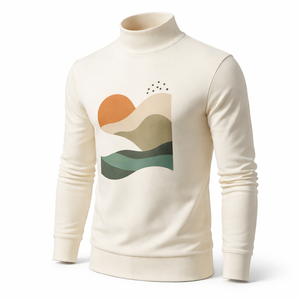Venta al por Mayor de Camisetas de Cuello Alto Personalizadas para Hombre - Proveedor OEM y Fabricante Directo de Fábrica - Product Image 3