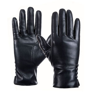 MERITORIOUS INTERNATIONAL Women Men Outdoor Leather Eco-Friendly <b>Touchscreen</b> <b>Gloves</b> Needle Detection for Motorcycle Cycling - Product Image 1