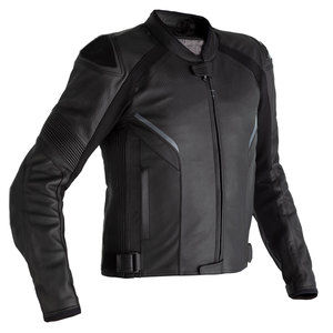 <b>Men's</b> Genuine Leather Motorcycle <b>Jacket</b> with Armor Protection Perforated Sports Racing Biker <b>Jacket</b> - Product Image 1