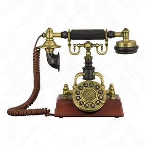 Téléphone en métal élégant pour la décoration vintage de la maison, créant une touche intérieure classique avec une construction durable et un attrait intemporel - Product Image 3