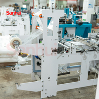 Machine de fabrication de sacs Ziplock DBZD-ZF600 personnalisée pour sacs tissés en PP, scellage et découpe de plastique avec production de pochettes auto-scellantes, facile à utiliser