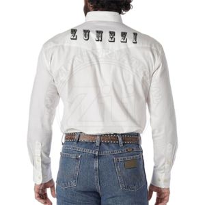 Camisa de Seguridad Industrial Personalizable para Hombre, Resistente al Fuego, Transpirable, de Algodón, con Botones de Perla, 6.5 oz, CAT2, Ignífuga - Product Image 3