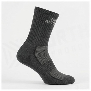 North Approach Crew <b>Socks</b> <b>Wool</b> Nylon Hiking Breathable Solid Color Adult Autumn Season - Product Image 3