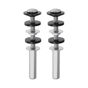 Kit di bulloni universali per sedile WC in acciaio inossidabile resistente, 2 pezzi, viti di ricambio per serbatoio WC, qualità premium, per impieghi gravosi - Product Image 6
