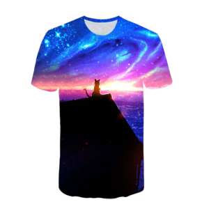 เสื้อยืดสตรีทแวร์ผู้ชายลายกราฟิกทรงโอเวอร์ไซส์สไตล์วินเทจโกธิค ล้างสีแบบแอซิดวอช ลายกางเขนแบบโบสถ์ - Product Image 2