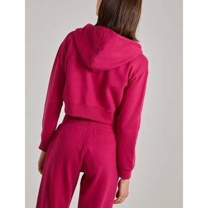 Sweat-shirt à capuche court Hip Hop 2026 pour femme, style streetwear hiver, basketball, sexy, avec logo en relief, idéal pour le jogging - Product Image 5