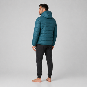 Veste matelassée pour homme de haute qualité, légère, chaude, en tissu isolant, coupe confortable, idéale pour l'hiver - Product Image 4