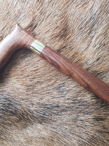 Mejor mango de madera para bastón, artesanal, natural, sólido, de agarre recto, ecológico, con acabado liso, para movilidad. - Product Image 3