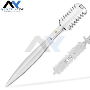 Professional Barber <b>Thinning</b> Razor Comb with Replaceable Razor Blade for Layering Hair Trimming Cutting Shaping and Texturizing - Product Image 5