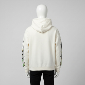 Latest High Quality Oversized Embroidered Logo <b>Mens</b> Hoodies 100% Cotton Fleece Custom Logo Pocket Eco-friendly - Product Image 4