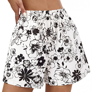 Shorts de plage élégants et tendance pour femmes, protection UPF 50+, séchage rapide, respirants, anti-odeurs, couleur unie, 140g - Product Image 3