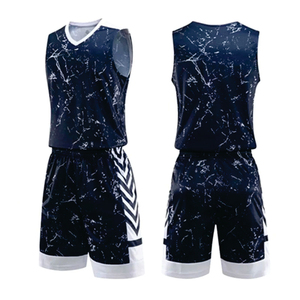 Maillot de basketball personnalisable et abordable en 100 % polyester réversible, respirant, pour l'été, grandes tailles, pour l'entraînement - Product Image 1