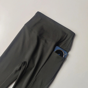 Leggings de Yoga Térmicos de Cintura Alta para Mujer, con Bolsillos, de Secado Rápido, Elásticos en Cuatro Direcciones, para Correr - Product Image 2