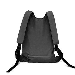 Sac de sport unisexe en nylon durable avec fermetures à glissière imperméables et doublure en polyester Poignées rembourrées grises Prix des commandes en gros bas offerts - Product Image 3