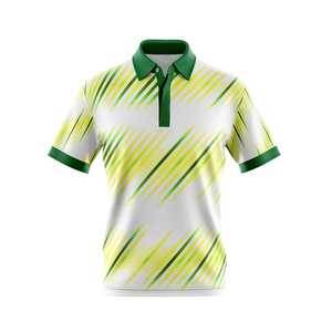 เสื้อโปโลแขนสั้นแบบซับลิเมชั่น สีพื้น ผ้าถัก ระบายอากาศได้ดี ทรงปกติ มีโลโก้ด้านหน้า - Product Image 6