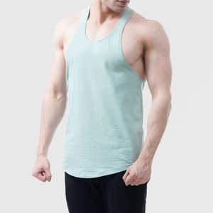 Sleeveless Casual Breathable Tank <b>Top</b> Men Pure Quality Knitted Shapewear Undershirt Athletic Adults Polyester/Cotton O-Neck - Product Image 4