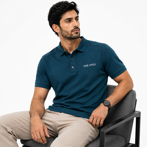 Camiseta Deportiva para Hombre ONE APEX, Color Verde Azulado, Poliéster/Algodón, Manga Corta, Uniforme Informal, Logotipo Frontal, Transpirable - Product Image 3
