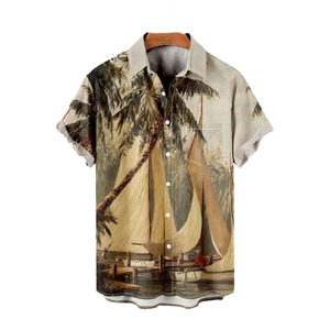 เสื้อเชิ้ตผู้ชายลายดอกไม้ คลาสสิก ผ้าฝ้ายลำลอง นุ่ม สบาย จากโรงงานผู้ผลิตโดยตรง - Product Image 1