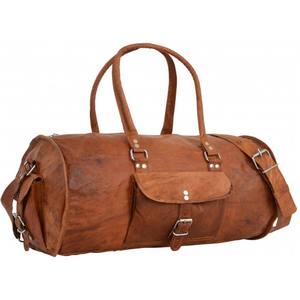 Sacs de sport de luxe faits à la main, personnalisés, 100% cuir véritable, durables, grande capacité, résistants à l'eau, écologiques, pour week-end - Product Image 2