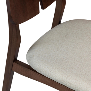 Chaise de salle à manger contemporaine en bois massif pour café, bistrot, restaurant et projets hôteliers - Product Image 6