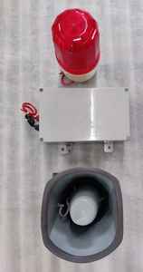 CMK Fabrica Nuevo Claxon Industrial para Grúa EOT, Claxon Electrónico Programable/Grabable con Intermitente, Protección IP65, 220/250V - Product Image 2