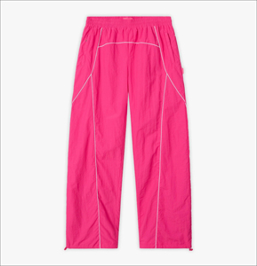 Women <b>Pink</b> <b>Tracksuit</b> <b>Set</b> Full Zip Stand Collar Sporty Style Quick Dry Polyester Spring Wear - Product Image 6