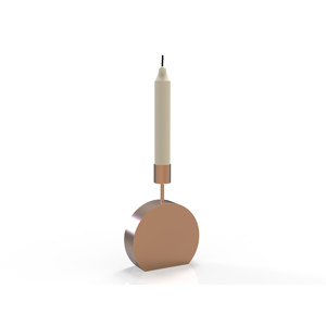 Modern Black Steel <b>Candle</b> Stand with Twisted Design for Home Decoration - Product Image 4