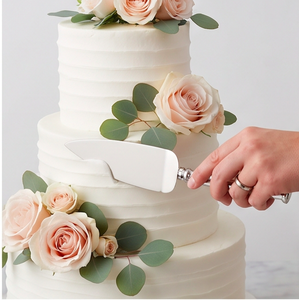 Ustensile moderne en argent pour servir les gâteaux, parfait pour le service quotidien des desserts et les occasions décontractées, articles pour les fêtes - Product Image 4