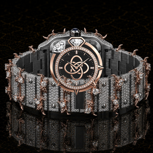 Reloj de Lujo con Diamantes Moissanite VVS para Hombre, Reloj de Pulsera de Acero Inoxidable Completamente Cubierto de Diamantes - Product Image 4
