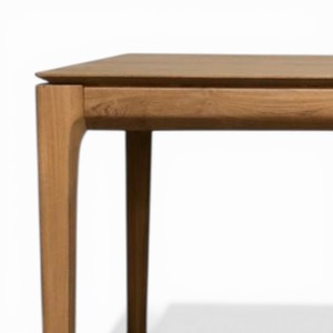 Modern Minimalist Solid Teak Wood <b>Square</b> Dining <b>Table</b> Luxury Natural Finish <b>Kitchen</b> Dinner <b>Table</b> for Home Restaurant Furniture - Product Image 6