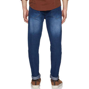 กางเกงยีนส์พรีเมียมสำหรับผู้ชาย ทรงใส่สบาย ผ้าฝ้ายทนทาน ระบายอากาศได้ดี เป็นมิตรกับสิ่งแวดล้อม ทรงตรง น้ำหนักเบา เหมาะสำหรับใส่ลำลอง - Product Image 1