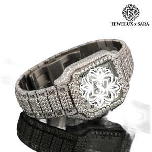 Premium Quality Luxury Fully White Iced Out <b>Diamond</b> <b>Watch</b> for Gifts Celebrations and Special Occasions Available for Best Price - Product Image 5