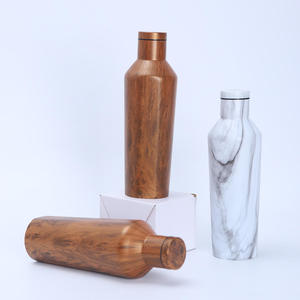 Botella de Agua de Madera con Tapa de Rosca, Diseño Minimalista, Reutilizable, para Senderismo y Camping al Aire Libre - Product Image 3