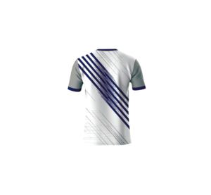 Camiseta de Sublimación Frontal con Diseño Personalizado, Suave y Transpirable, de Poliéster, Manga Corta, Rayas Diagonales, para Hombre y Mujer, Ropa Casual Urbana - Product Image 6