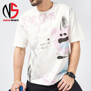 Camisetas Personalizadas al por Mayor para Hombre, de Manga Corta, Estilo Vintage, 230 g/m², de Poliéster/Algodón, Fabricantes de Camisetas con Etiqueta Personalizada - Product Image 5