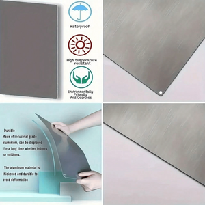 CIFbuy Targa Decorativa in Metallo Rustico con Scritta Divertente Sasquatch per Area Onde Egli è Visibile - Servizio di Ritiro Disponibile - Product Image 5