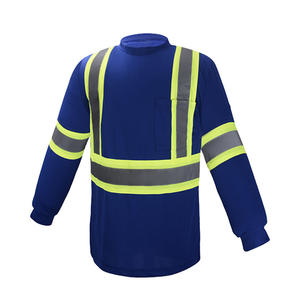 Camiseta Reflectante de Seguridad con Logotipo Personalizado para Hombre, Camiseta Reflectante de Alta Visibilidad para Hombre, Camiseta con Reflector, Ropa de Seguridad Vial - Product Image 4