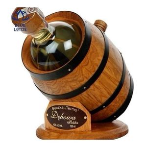 TENDANCES ACTUELLES : Baril à vin en bois massif pour l'âge du vin et la décoration rustique des bars - Product Image 4