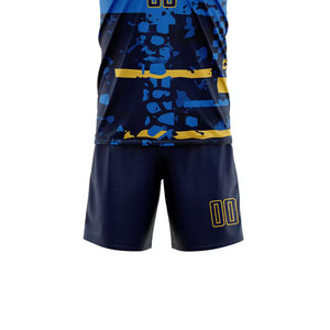 Nouvel ensemble complet de maillots de football unisexes de haute qualité en gros, ensemble uniforme à manches courtes, vêtements d'entraînement de football imprimés - Product Image 6