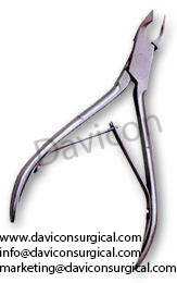 Surgical Stainless Steel High Quality Cuticle Nippers | Beauty Instruments <b>by</b> DAVICON ENTERPRISES - Product Image 5
