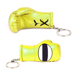 Llavero Mini Guante de Boxeo de Cuero Sintético, Decoración para Coche, Regalo MMA, Soporte para Llaves, Estilo Entrenamiento, Tamaño Personalizado - Product Image 2